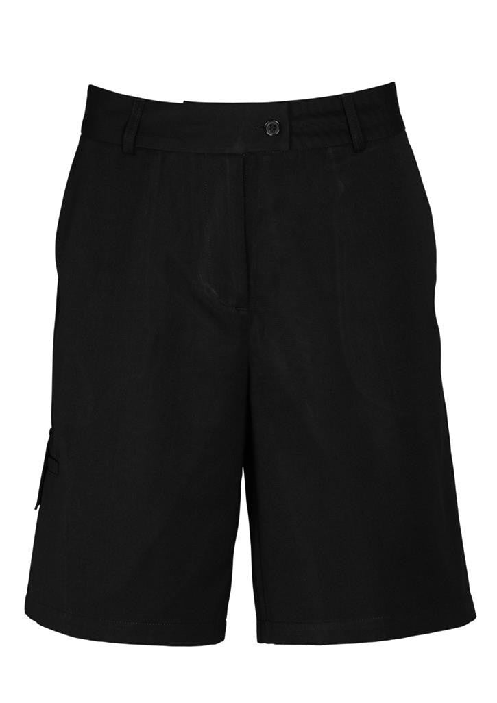 Biz Collection-Biz Collection Ladies Detroit Short-Black / 6-Uniform Wholesalers - 2