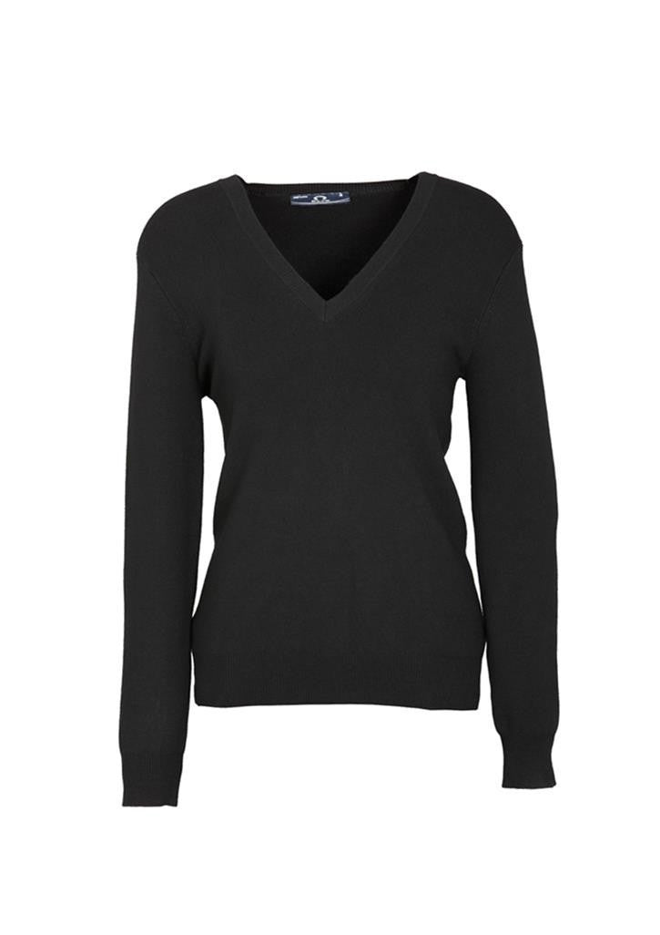 Biz Collection-Biz Collection Ladies V Neck Pullover-Black / Small-Uniform Wholesalers - 2