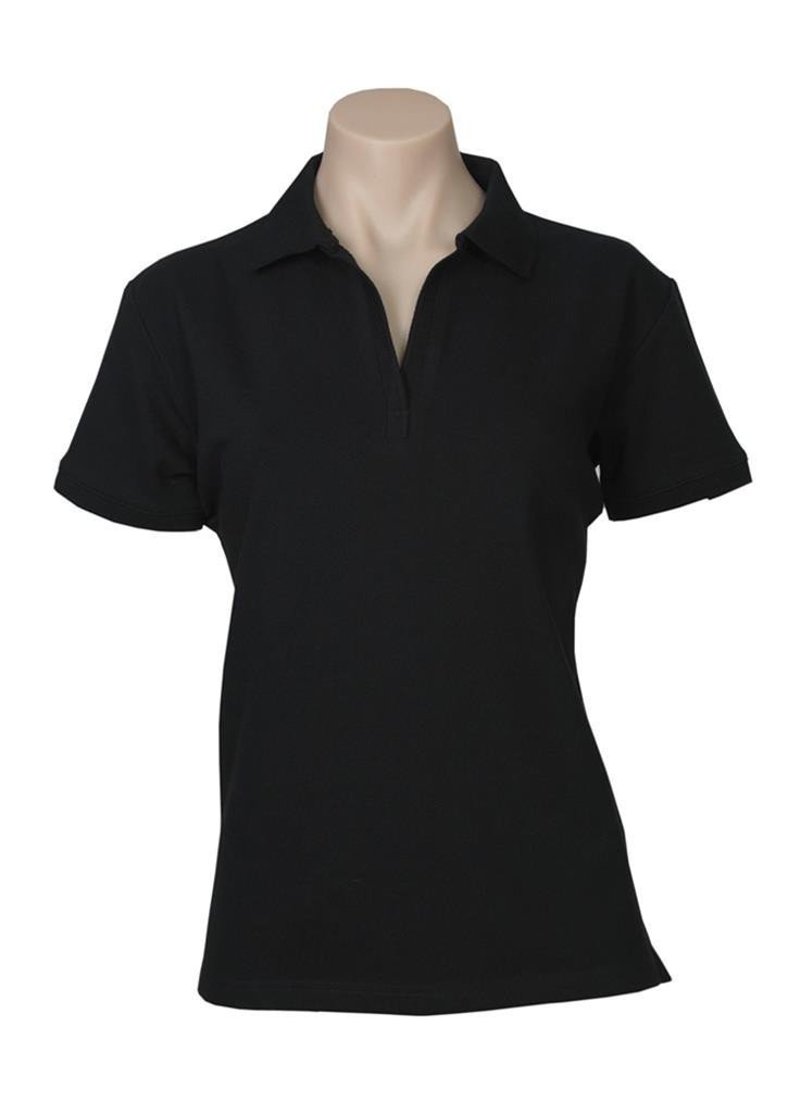 Biz Collection-Biz Collection Ladies Oceana Polo-Black / 6-Corporate Apparel Online - 2