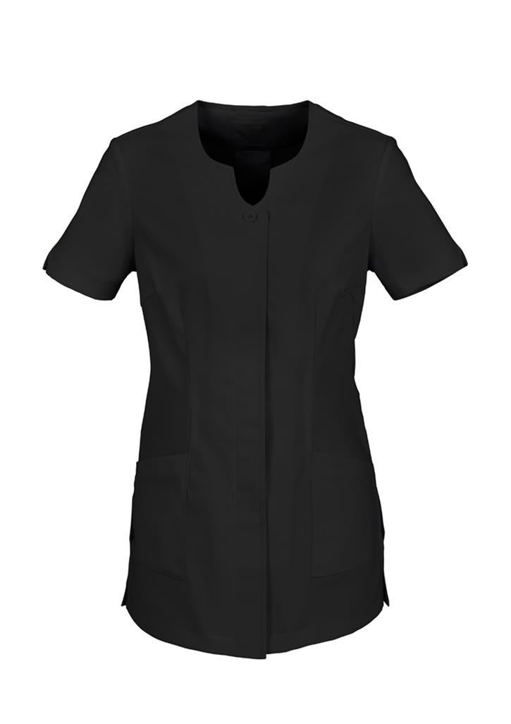 Biz Collection-Biz Collection Ladies Eden Tunic-Black / 6-Uniform Wholesalers - 2
