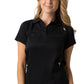 Be Seen-Be Seen Ladies Polo Shirt With Contrast Piping-Black / 8-Uniform Wholesalers - 1