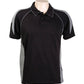 Australian Spirit-Aus Spirt Olympikool Mens Polo 1st ( 10 Colour )-Black / Ashe marle / S-Uniform Wholesalers - 3