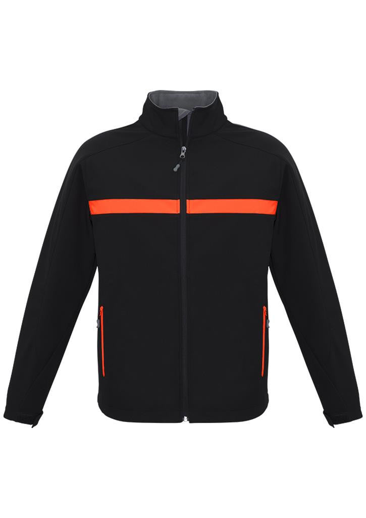Biz Collection-Biz Collection Unisex Charger Jacket-Black/Fluoro Orange/Grey / XXS-Uniform Wholesalers - 2