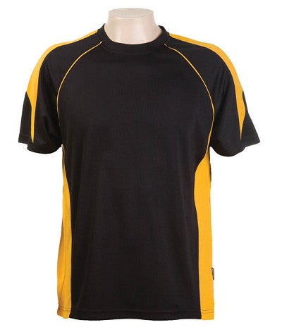 Australian Spirit-Aus Spirt Olympikool Tee Junior 1st ( 10 Color )-6 / Black/Gold-Uniform Wholesalers - 5