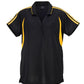 Biz Collection-Biz Collection Ladies Flash Polo 1st ( 11 Colour )-Black / Gold / 8-Uniform Wholesalers - 3