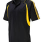 Biz Collection-Biz Collection Mens Flash Polo 1st (  9 Colour )-Black / Gold / Small-Uniform Wholesalers - 3