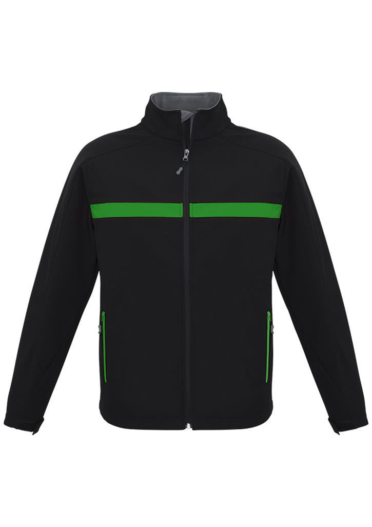 Biz Collection-Biz Collection Unisex Charger Jacket-Black/Green/Grey / XXS-Uniform Wholesalers - 3