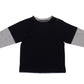 Ramo-Ramo Double Sleeve-Black/Gray Marl / 00-Uniform Wholesalers - 3