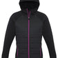 Biz Collection-Biz Collection Ladies Stealth Tech Hoodie-Black/megenta / XS-Uniform Wholesalers - 1