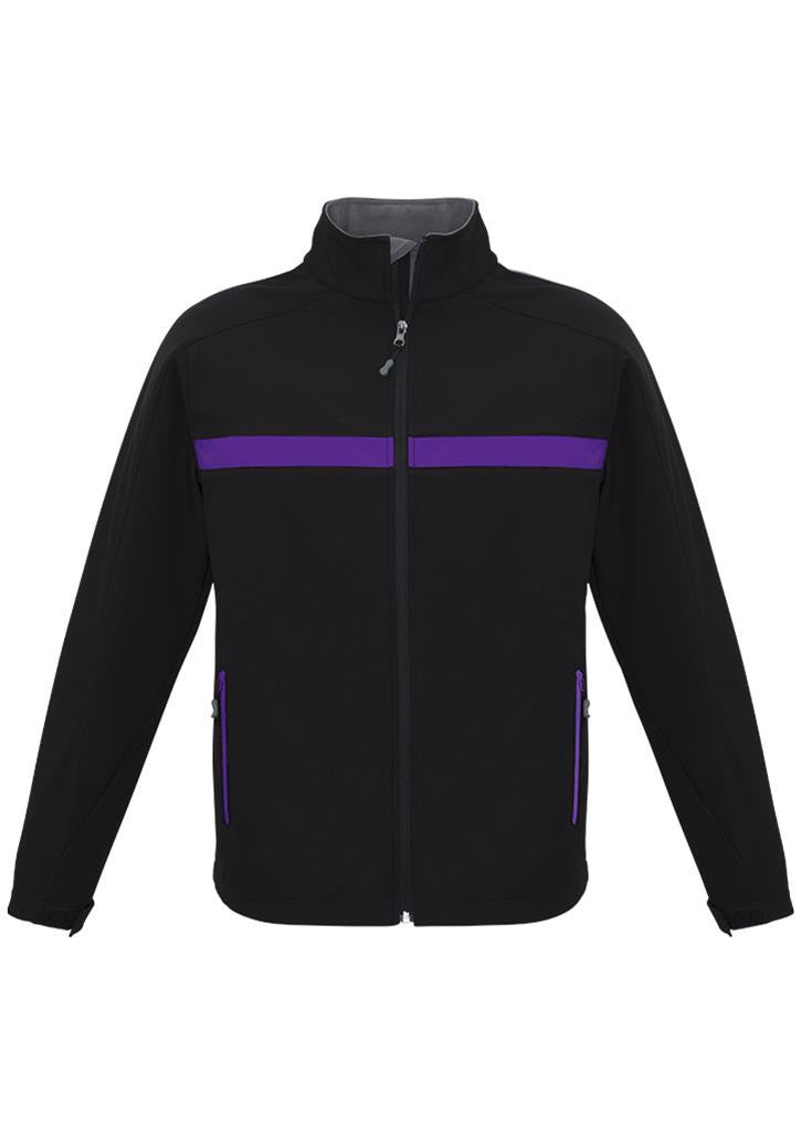 Biz Collection-Biz Collection Unisex Charger Jacket-Black/Purple/Grey / XXS-Uniform Wholesalers - 4