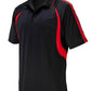 Biz Collection-Biz Collection Mens Flash Polo 1st (  9 Colour )-Black / Red / Small-Uniform Wholesalers - 4