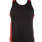 Australian Spirit-Aus Spirt Olympikool Mens Singlets 1st ( 10 Colour )-Black/Red / S-Uniform Wholesalers - 6