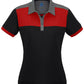Biz Collection-Biz Collection Ladies Charger Polo-Black/Red/Grey / 8-Uniform Wholesalers - 5