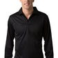Be Seen-Be Seen Men's Plain Polo Shirt Long Sleeve-Black / S-Uniform Wholesalers - 1
