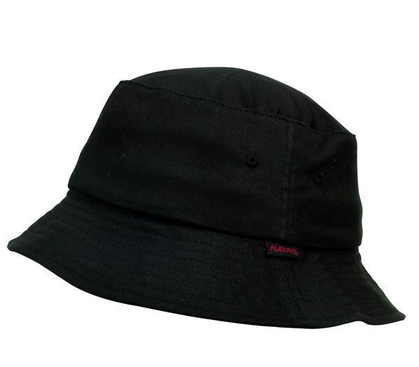 FLEXFIT-FLEXFIT Bucket Hat-Black / OSFA-Uniform Wholesalers - 1