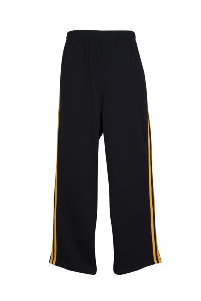 Ramo-Ramo Mens Striped Track Pants-Black/Gold / XS-Uniform Wholesalers - 2