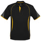 Biz Collection-Biz Collection  Mens Razor Polo-Black/Gold / S-Uniform Wholesalers - 7