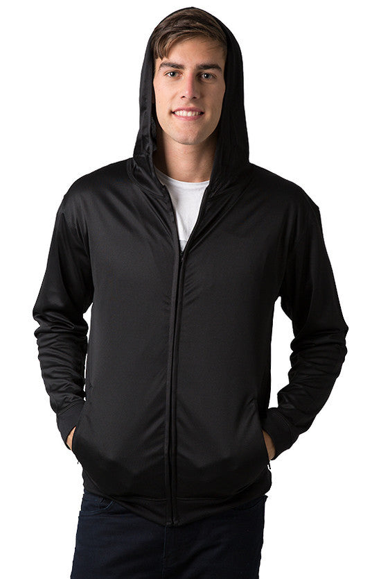 Be Seen-Be Seen Unisex Ultra Light Zip Hooded Hoodie--Uniform Wholesalers - 3