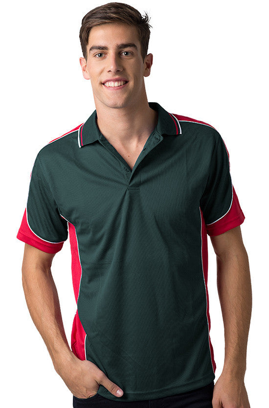 Be Seen Men s Polo Shirt With Striped Collar 2nd 6 Color BSP15