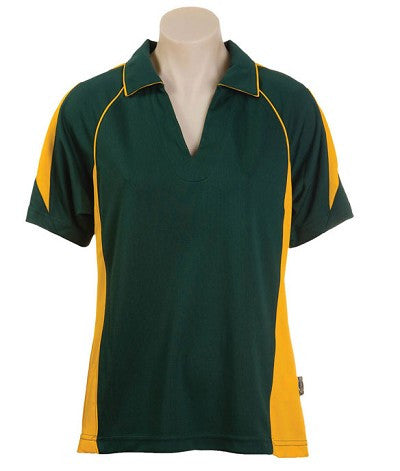 Australian Spirit-Aus Spirt Olympikool Ladies Polo 1st ( 8 Colour )-Bottle / Gold / 8-Uniform Wholesalers - 9