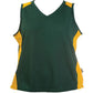 Australian Spirit-Aus Spirt Olympikool Ladies Singlet 1st ( 10 Colour )-Bottle green / Gold / 8-Uniform Wholesalers - 9