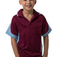 Be Seen-Be Seen Kids Polo Shirt With Striped Collar 2nd( 15 Color )-Burgundy-Sky-White / 6-Uniform Wholesalers - 5