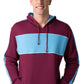 Be Seen-Be Seen Adults Three Toned Hoodie With Contrast-Burgundy-Sky-White / XS-Uniform Wholesalers - 16