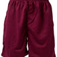 Be Seen-Be Seen Kids Plain Shorts With Elastic Waist-Burgundy / 4-Uniform Wholesalers - 2