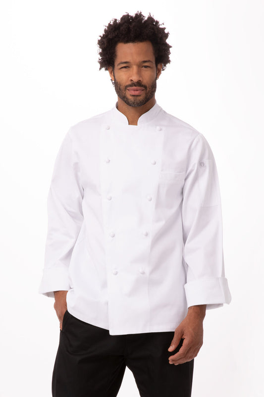 Chef Works Henri White Executive Chef Jacket-(CCHR)