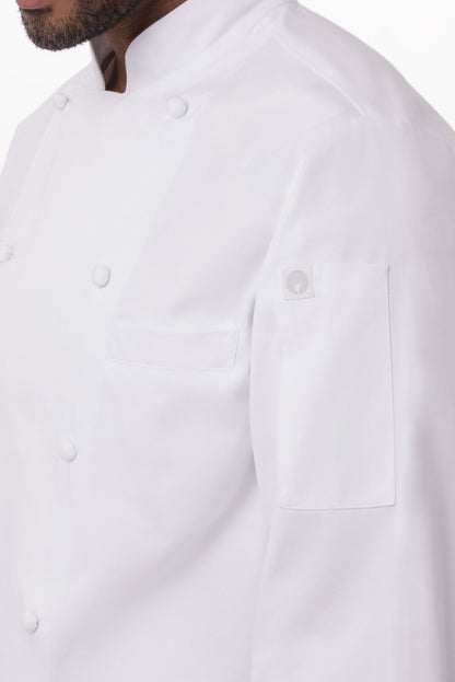 Chef Works Henri White Executive Chef Jacket-(CCHR)