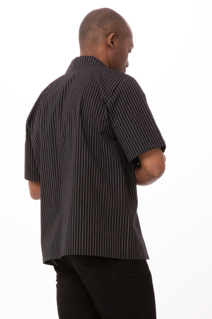 Chef Works Pinstripe Cook Shirt-(CCSB-CDA)