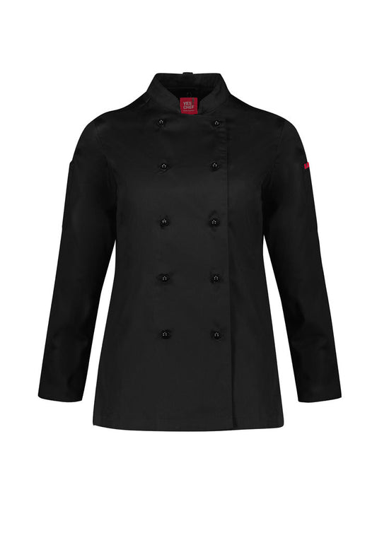 Biz Collection Womens Al Dente L/S Chef Jacket-(CH230LL)-Clearance