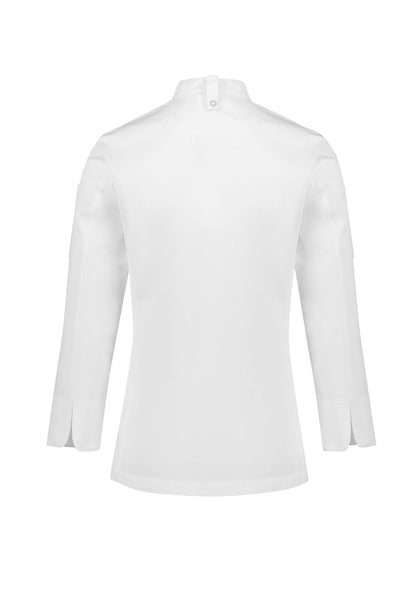 Biz Collection Womens Al Dente L/S Chef Jacket-(CH230LL)-Clearance