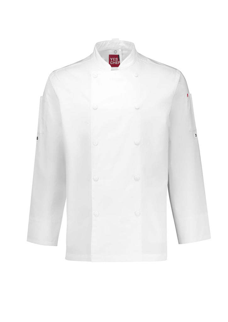 Biz Collection Mens Gusto Long Sleeve Chef Jacket (CH430ML)