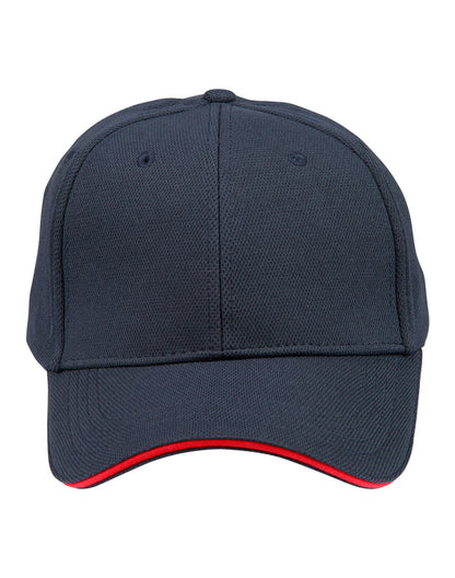 Winning Spirit Pique Mesh With Contrast Sandwich (CH72)