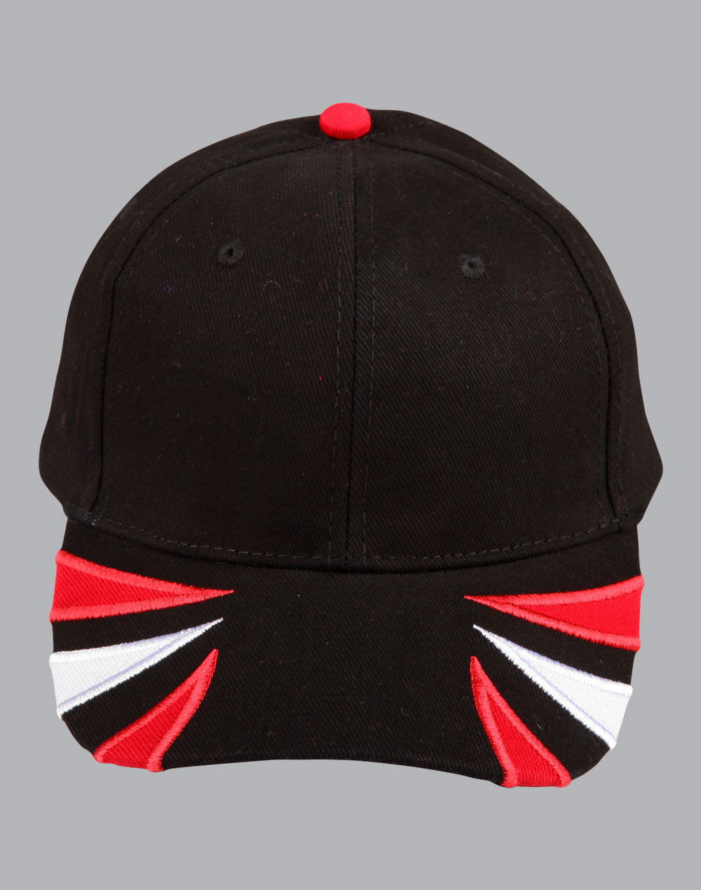 Winning Spirit Tri Contrast Colour Cap (CH80)