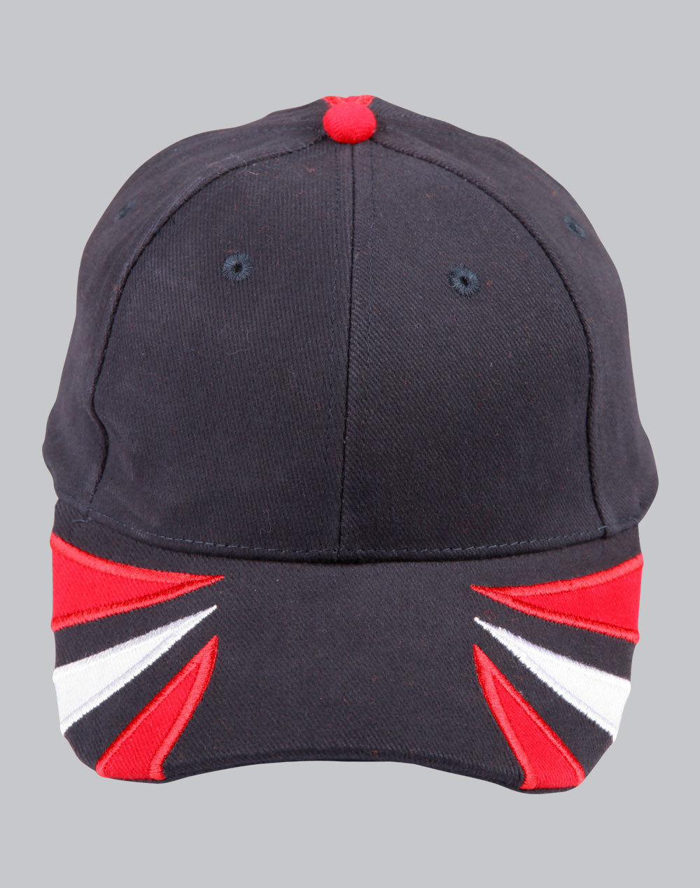 Winning Spirit Tri Contrast Colour Cap (CH80)