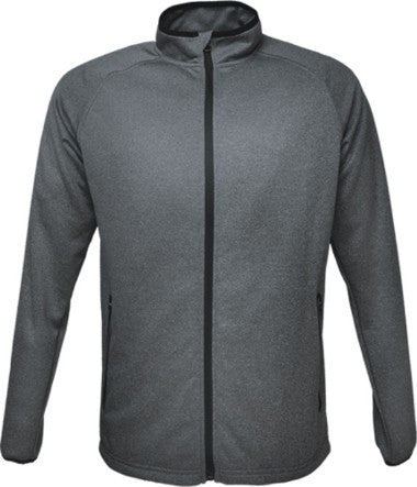 Bocini Mens Light Weight Fleece Zip Jacket-(CJ1453)