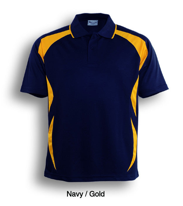 Navy blue and gold polo shirts cheap
