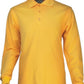 Bocini Mens Long Sleeve Basic Polo-(CP1401)