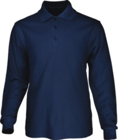 Bocini Mens Long Sleeve Basic Polo CP1401 Uniform Wholesalers