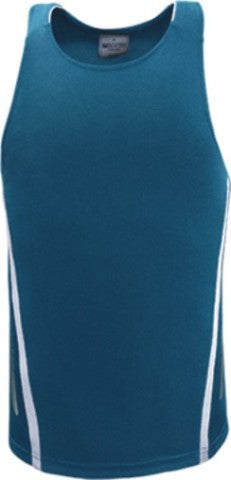 Bocini Adults Reflective Contrast Sports Singlet-(CT1451)