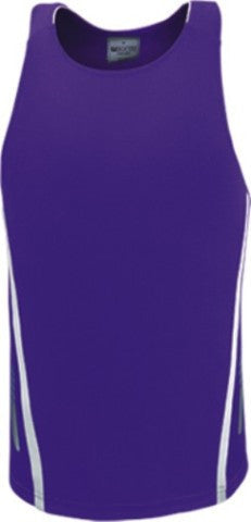 Bocini Adults Reflective Contrast Sports Singlet-(CT1451)