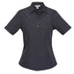 Biz Collection-Biz Collection Ladies Bondi Short Sleeve Shirt-Charcoal / 6-Corporate Apparel Online - 5
