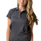 Be Seen-Be Seen Ladies Polo Shirt With Contrast Piping-Charcoal / 8-Uniform Wholesalers - 4
