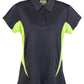 Ramo-Ramo Ladies Accelerator Polo	(new)-Charcoal/Lime / 8-Uniform Wholesalers - 7