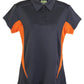 Ramo-Ramo Ladies Accelerator Polo	(new)-Charcoal/Orange / 8-Uniform Wholesalers - 8