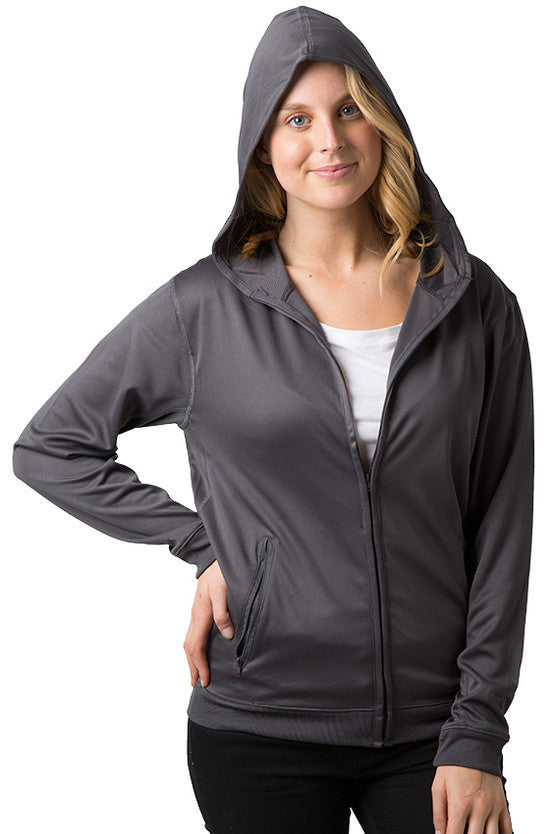 Be Seen-Be Seen Unisex Ultra Light Zip Hooded Hoodie--Uniform Wholesalers - 8