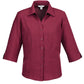 Biz Collection-Biz Collection Ladies Plain Oasis Shirt-3/4 Sleeve-Cherry / 6-Uniform Wholesalers - 4