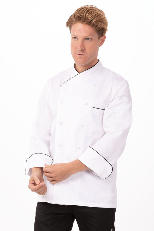 Chef Work Monte Carlo Premium Cotton Chef Jacket-(ECCB)